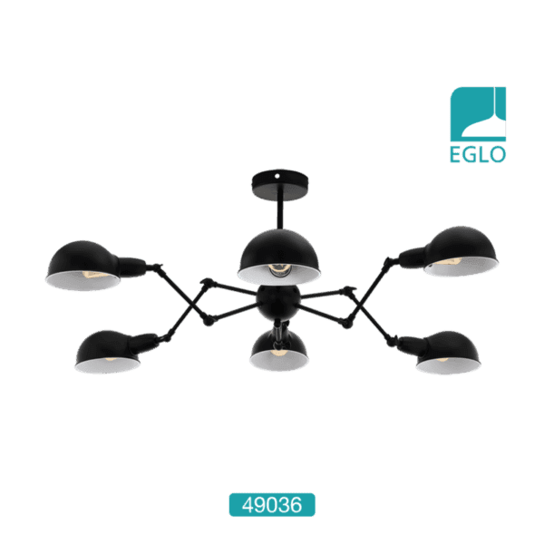6 Light Semi Flush Ceiling Light