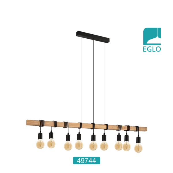 9 Light Linear Ceiling Pendant