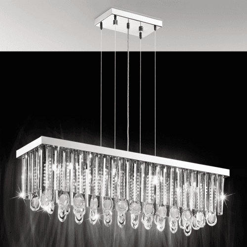 Crystal Pendant 11 Light Polished Chrome thumbnail 2