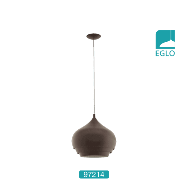 Camborne Pendant Dark Brown Creme