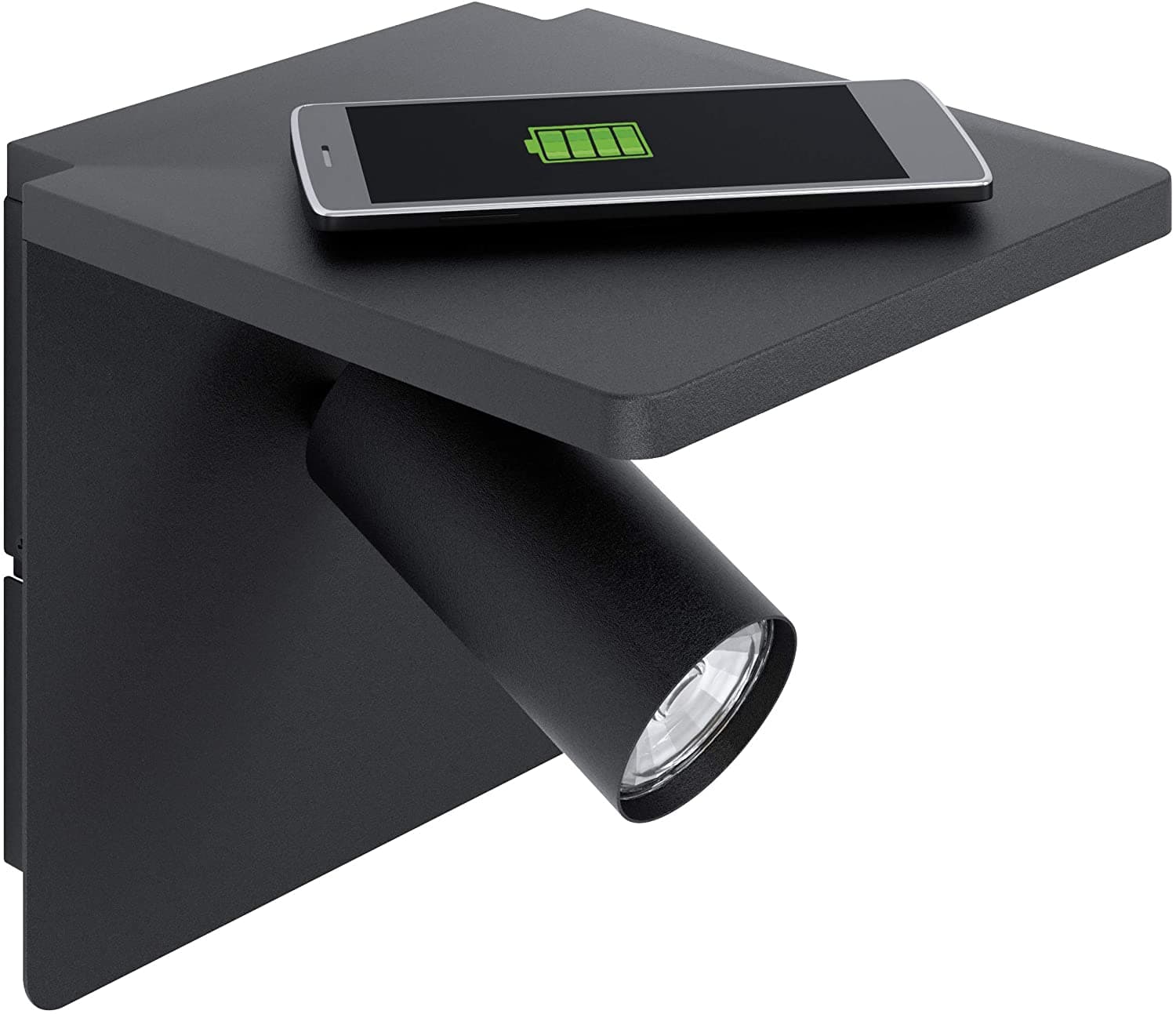 QI charger_black wall light thumbnail 3
